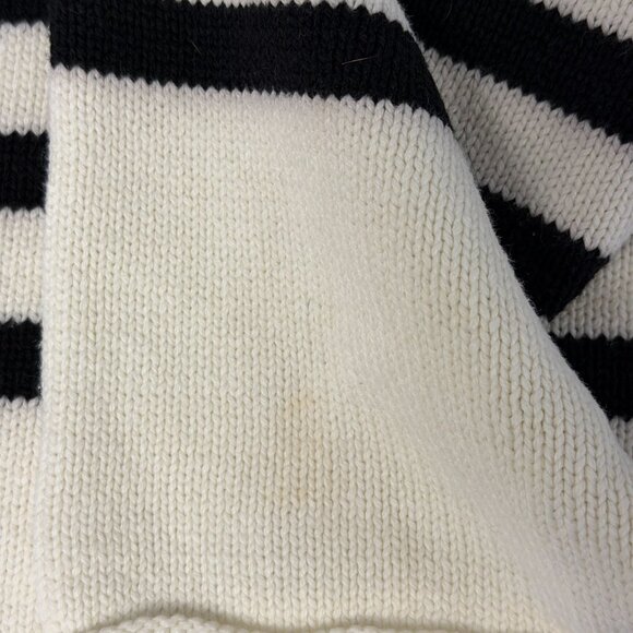 Maurices Striped Knit V-Neck Lace Up Collared Boat Sailor Sweater 4XL - Picture 9 of 12